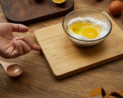 ECO Bamboo Scale - 99% nature bamboo material kitchen scale